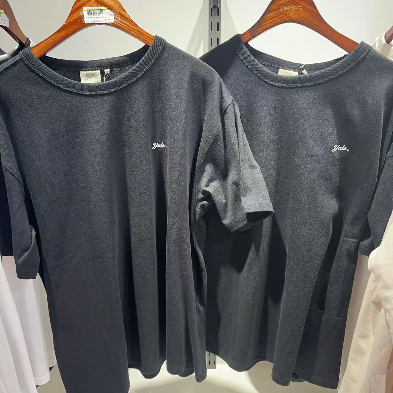 韓國 Yale 2 Pack Embroidered Dan T-Shirt【YA004】