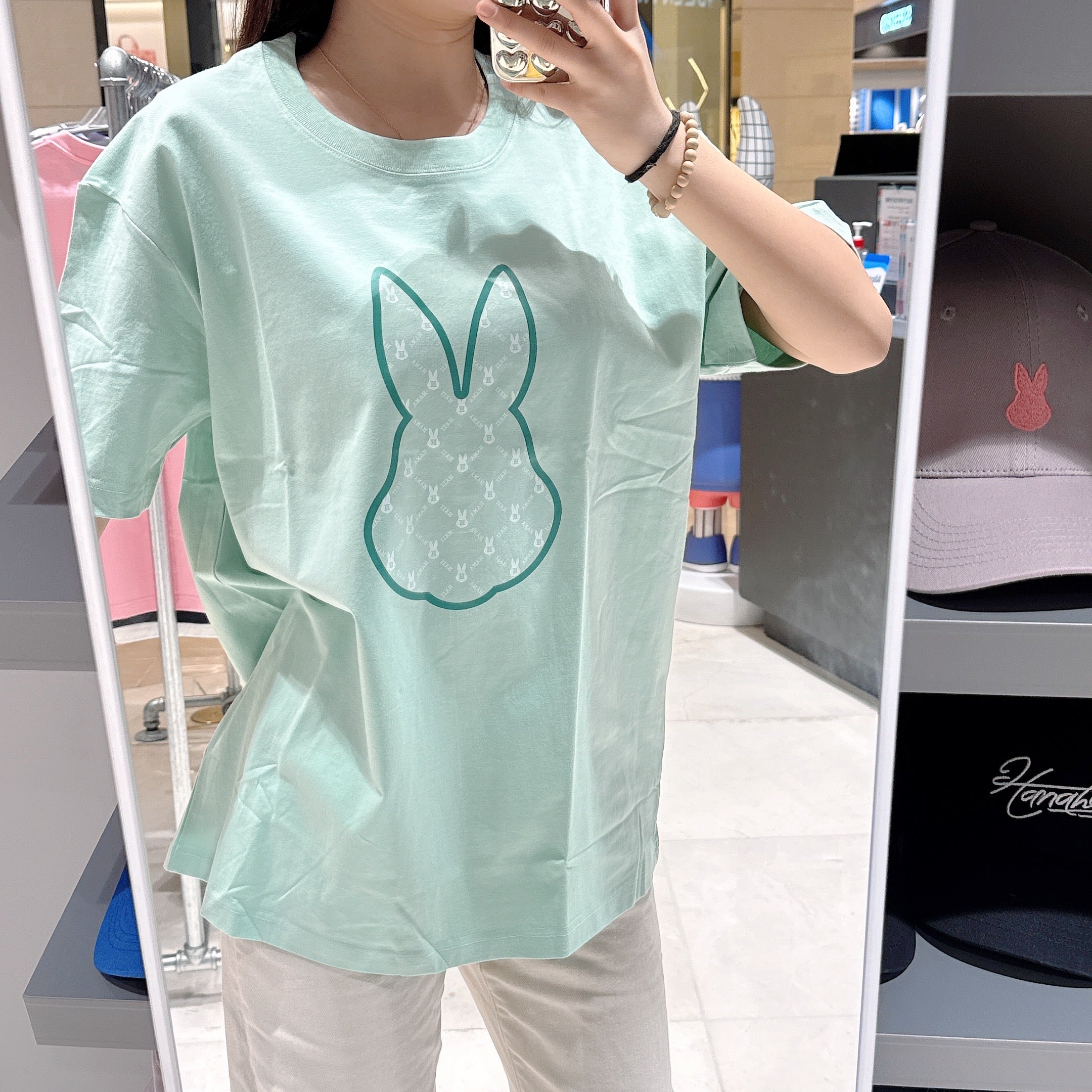 韓國 HANAHAII 基本款滿標純棉 T-Shirt【HA037】 - STT Mall HK 靚太網購