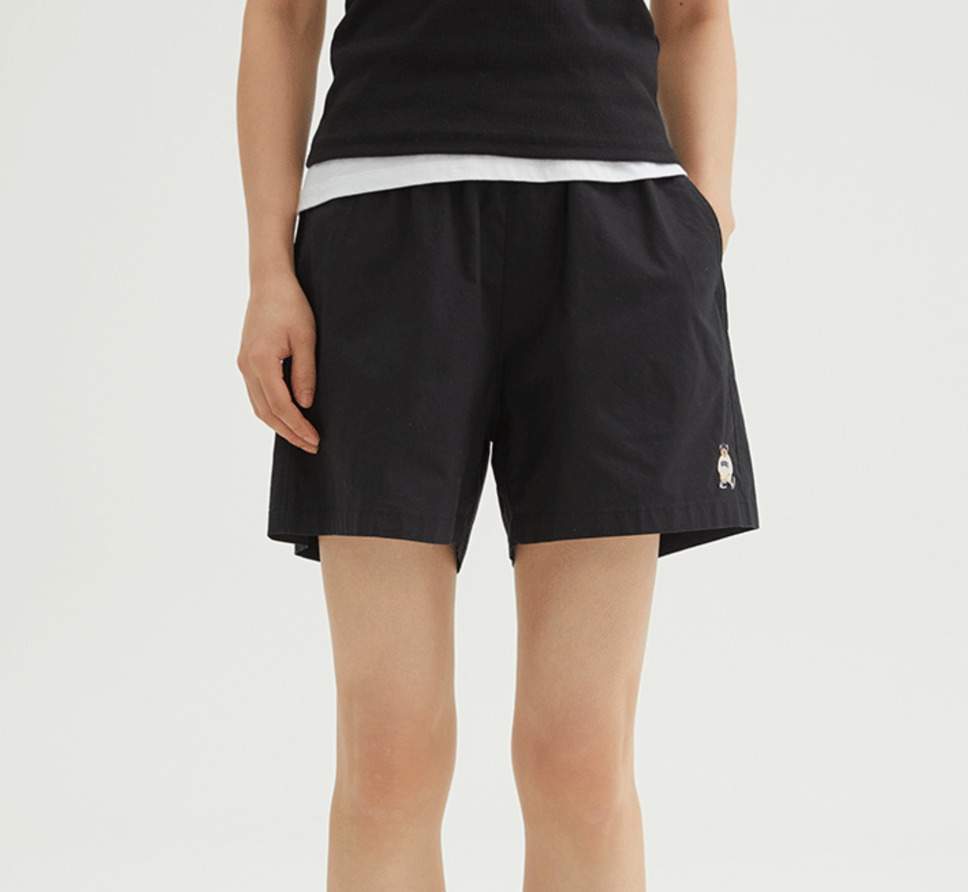 韓國 SPAO Woody Cotton Span Banding Shorts【SP213】