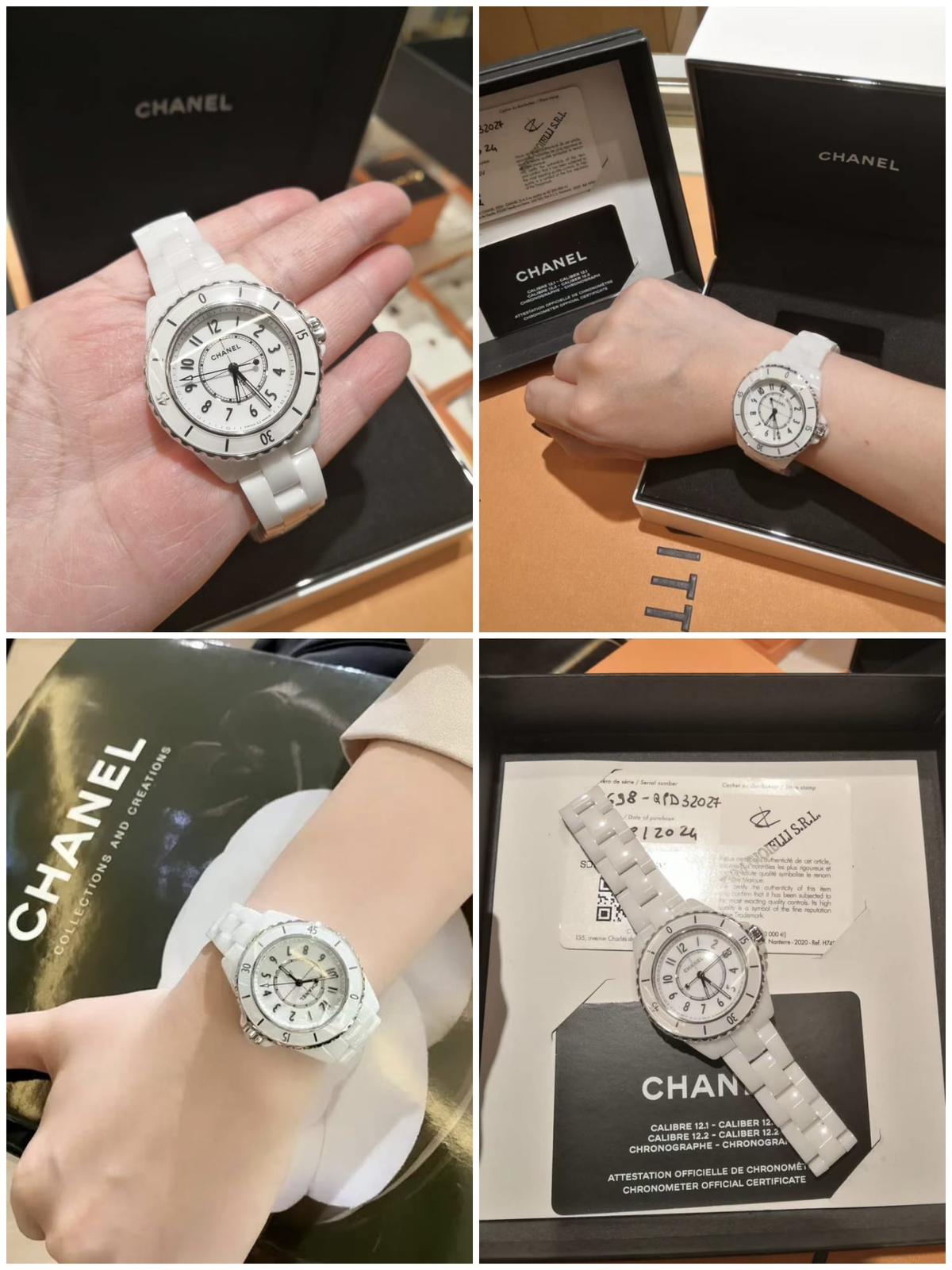 全新Chanel J12 Classique 腕錶33mm 訂金 $500 總售價 $33880【JS630】