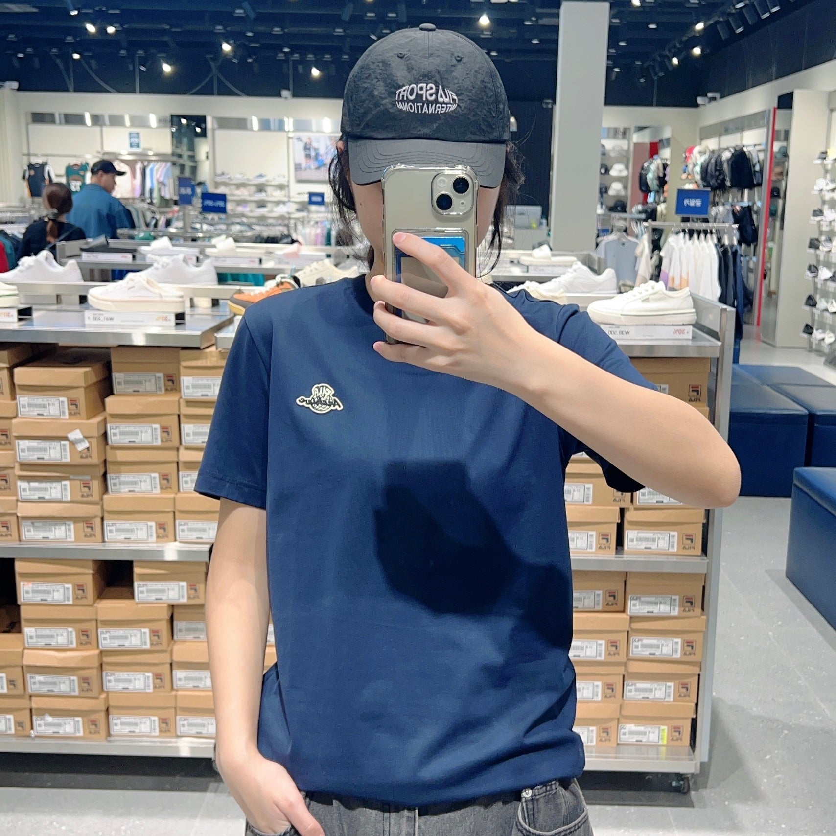 韓國 FILA Supima Small Wappen Short Sleeve T-shirt【FA295】