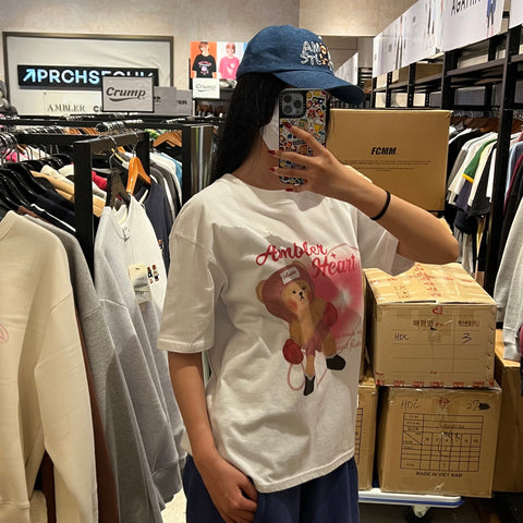 韓國 Ambler Heart Racing Overfit Short Sleeve T-Shirt【AR019】 - Image