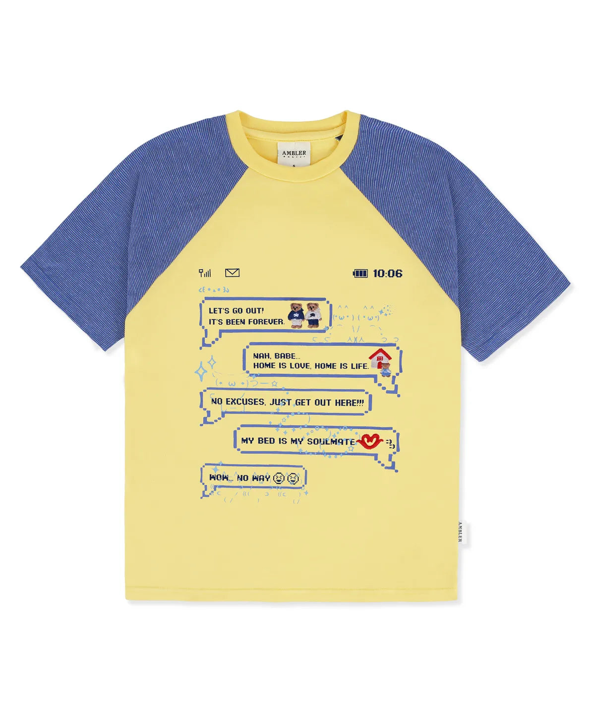 韓國 Ambler I Love Home Raglan Short Sleeve T-Shirt【AR098】