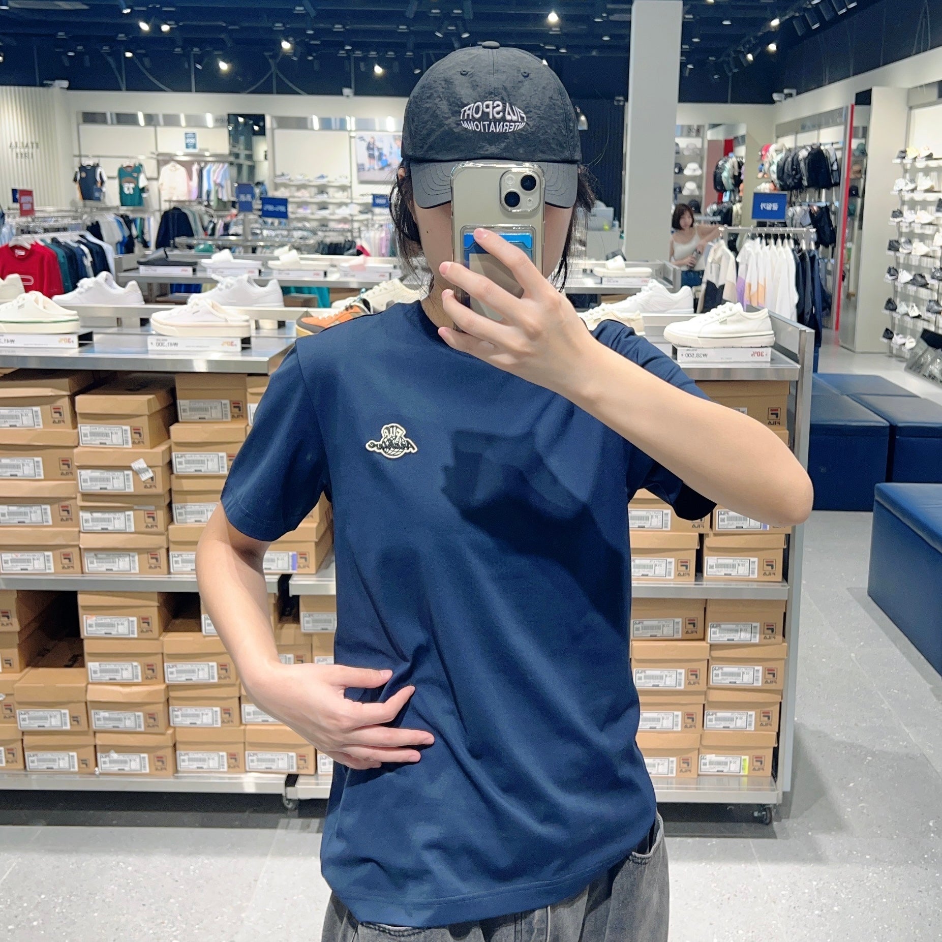 韓國 FILA Supima Small Wappen Short Sleeve T-shirt【FA295】