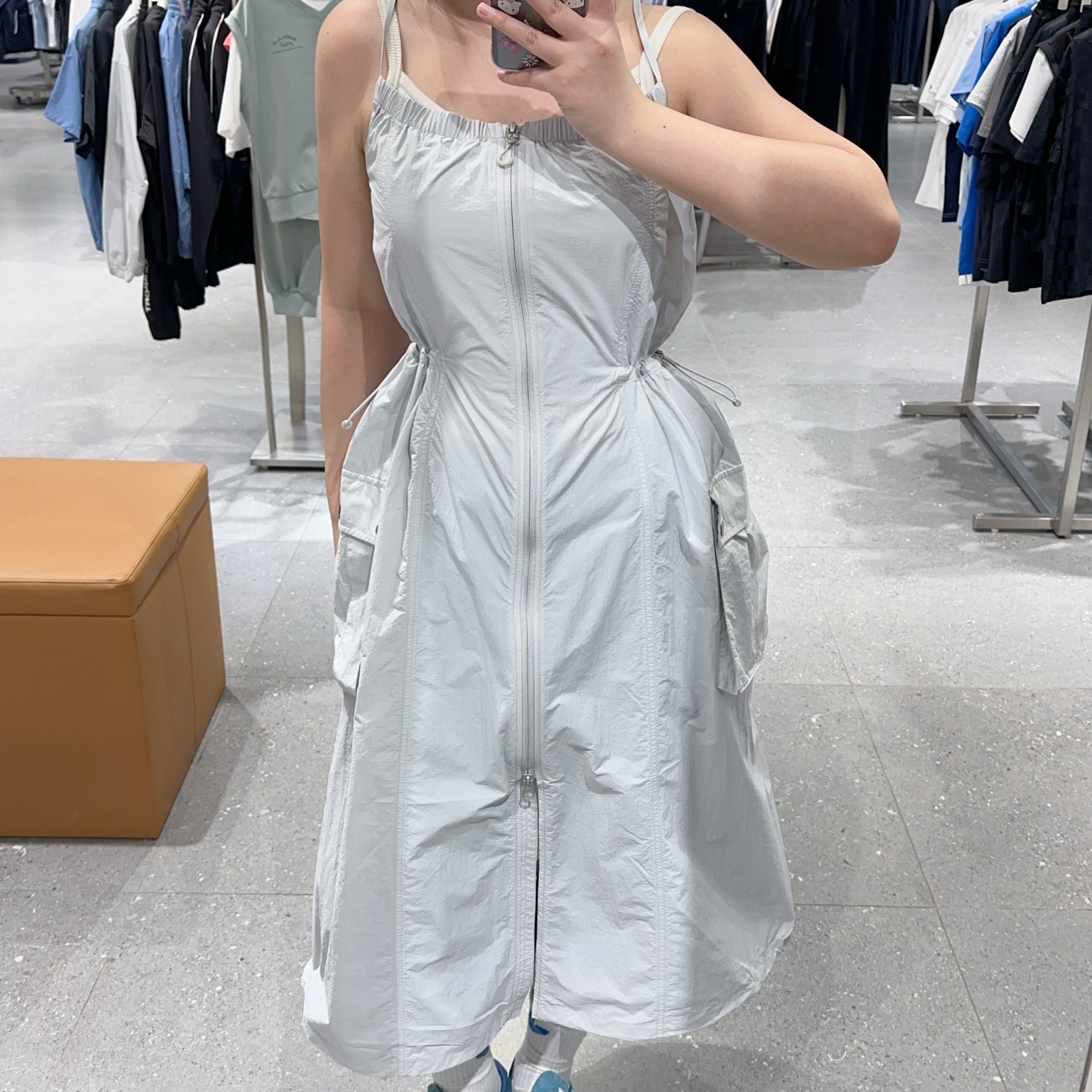 韓國 FILA Pocket 2-way Long skirt【FA332】