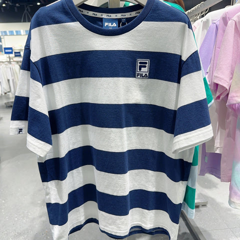 韓國 FILA KIDS Essential Stripe Short Sleeve T-Shirt【FA337】