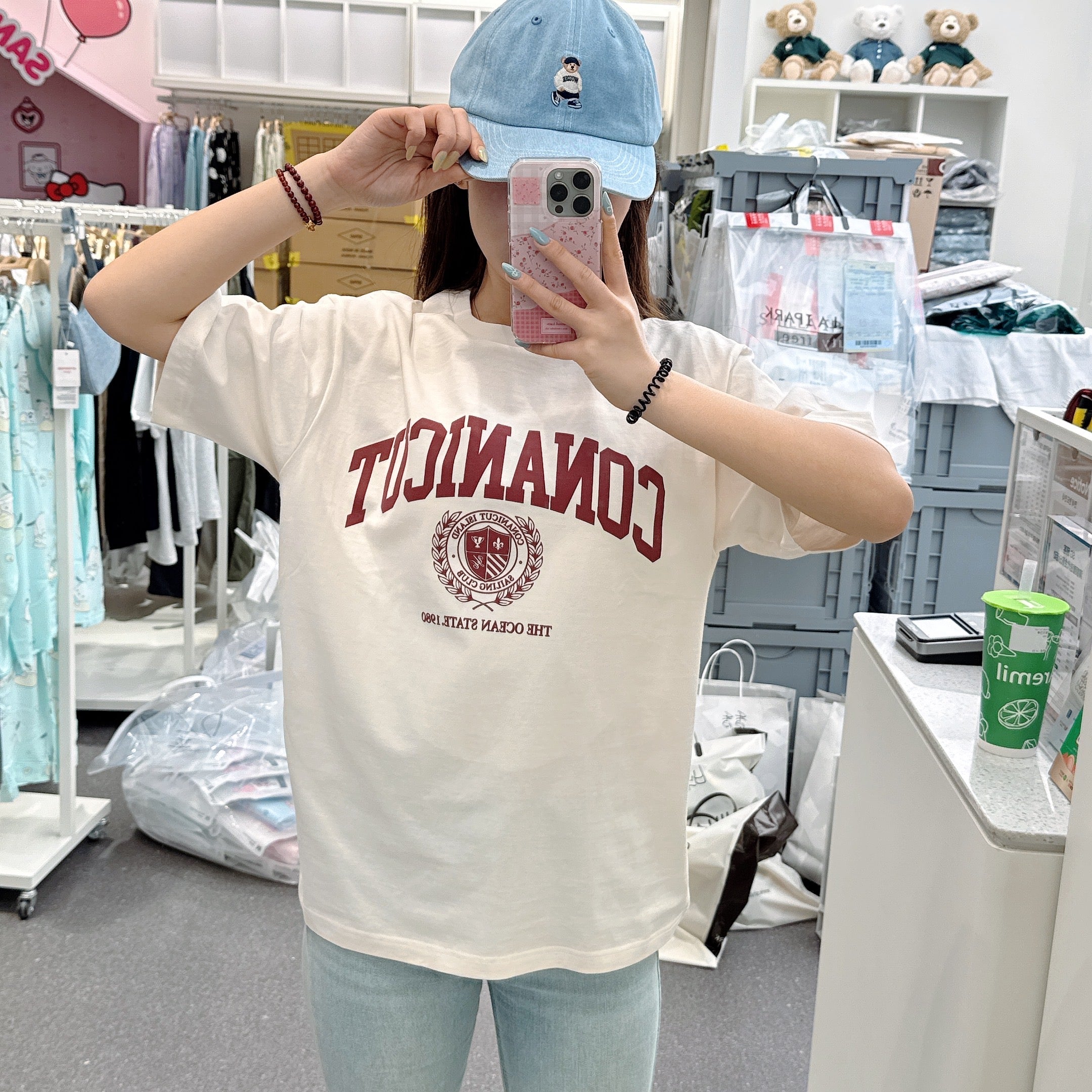 【現貨】韓國 SPAO Campus Short Sleeve T-shirt【SP069】