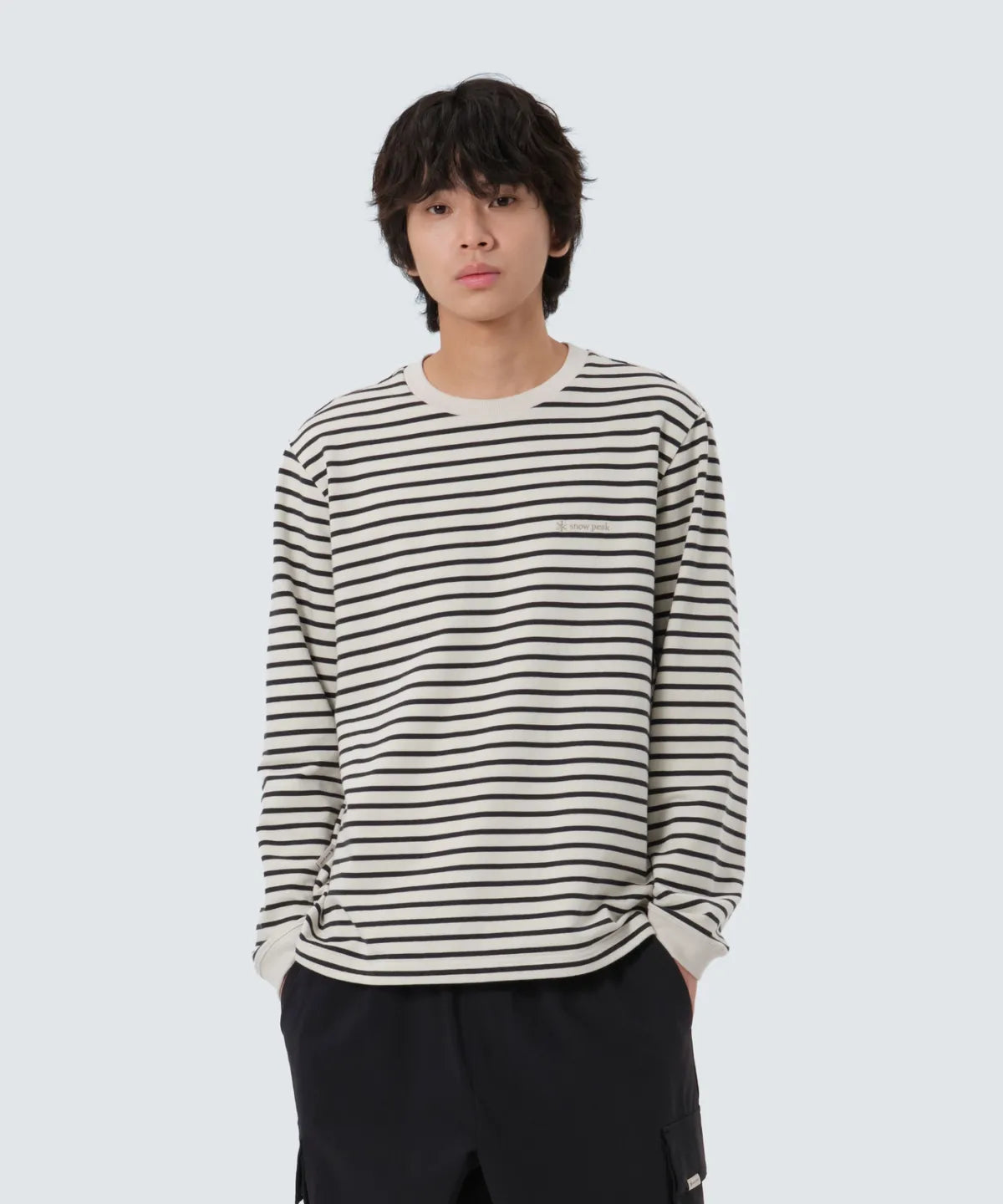 韓國 Snowpeak Striped Long Sleeve T-Shirt【SN046】
