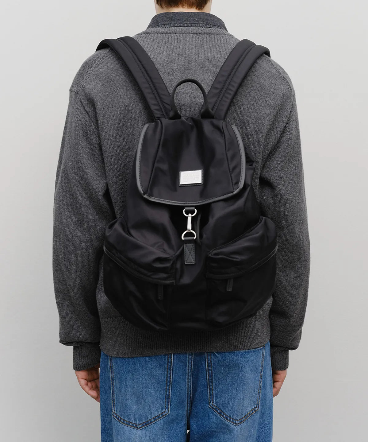 韓國 Marithe Francois Girbaud Classic Logo Big Backpack【MF635】