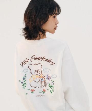 韓國 Ambler Happy Birthday Sweatshirt【AR005】