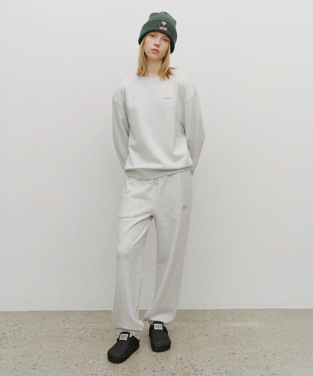 韓國 Marithe Francois Girbaud Regular Logo Sweat Set-Up【MF671】