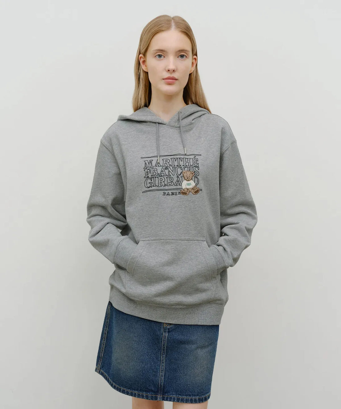 韓國 Marithe Francois Girbaud Doodle Classic Bear Hoodie【MF645】