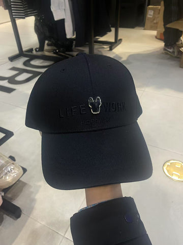 韓國 LifeWork Solid Radoc Embroidery Hard Ball Cap【LW082】