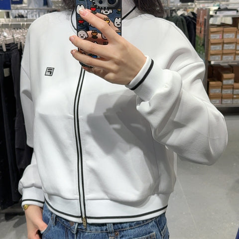 韓國 FILA Women's Jersey Bomber Jacket【FA260】