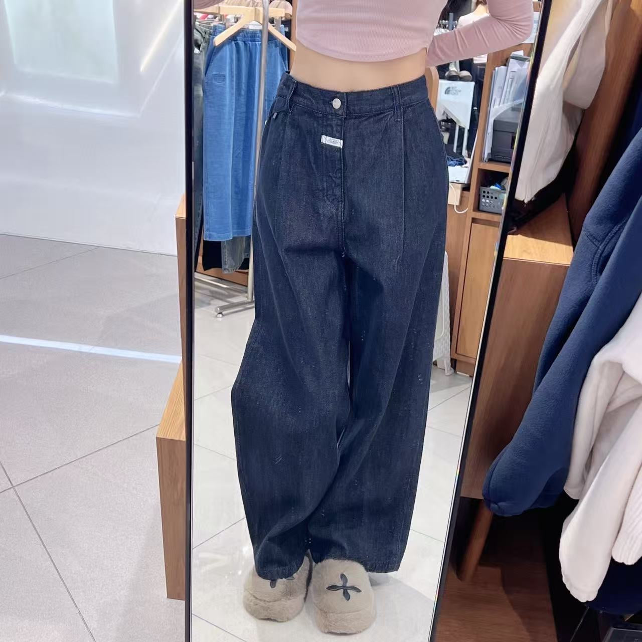 韓國 Marithe Francois Girbaud M Wide Raw Denim Pants【MF767】
