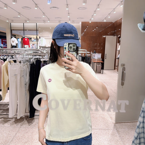 韓國 Covernat Women's Small Clover Heart T-Shirt【CO167】