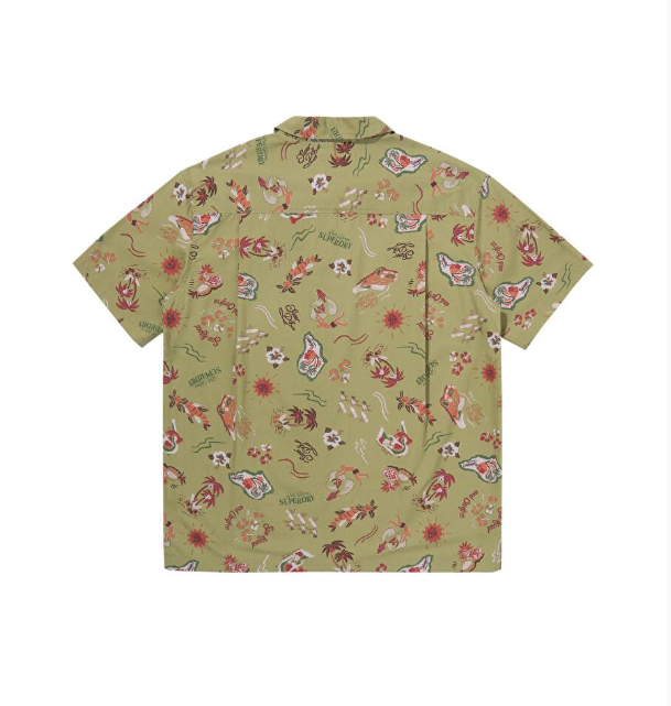 韓國 Superdry Palm Surf Hawaiian Shirt【SU056】