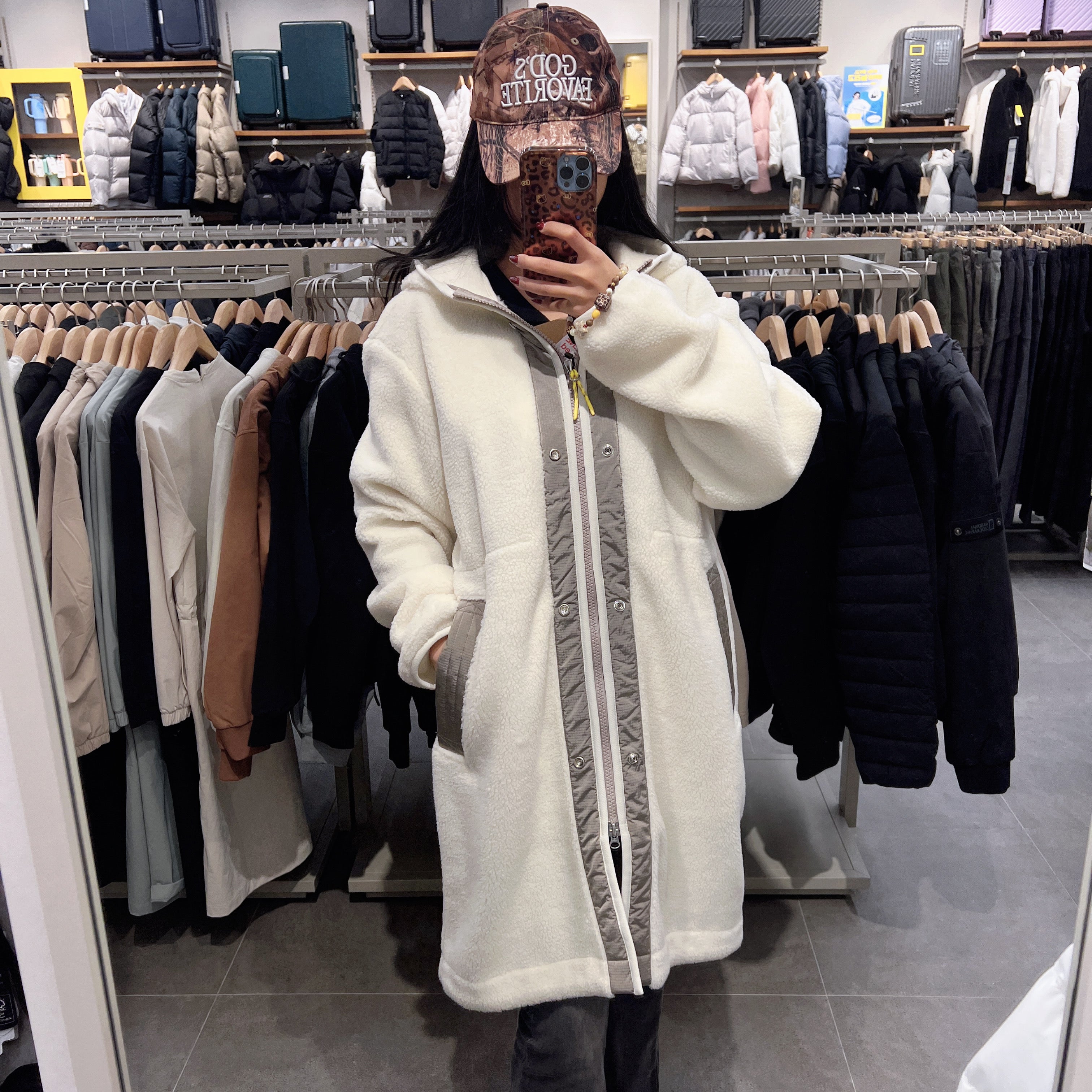 韓國 National Geographic Filmmaker Night Shoot Fleece Long-Length Jacket【NG231】