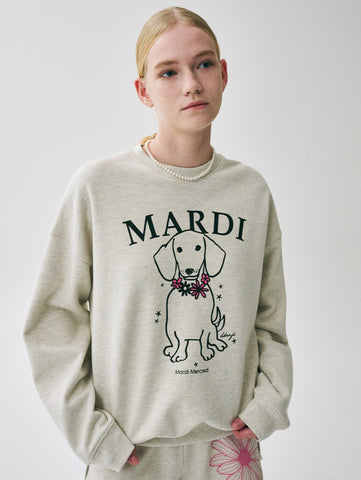 韓國 Mardi Mercredi SWEATSHIRT SWING THE TAIL DDANJI FLOWER NECKLACE【MM003】 - STT Mall HK 靚太網購