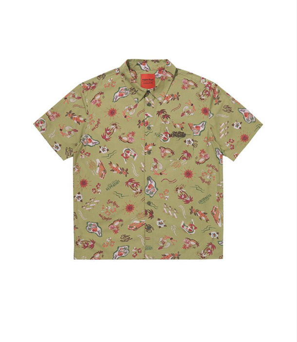 韓國 Superdry Palm Surf Hawaiian Shirt【SU056】