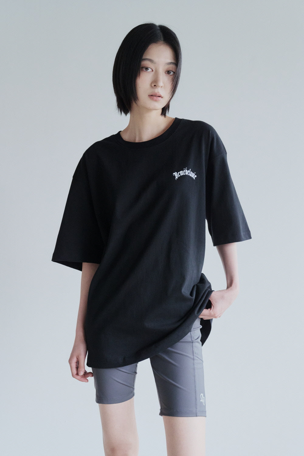 韓國 ADLV GOLD CHAIN BEAR DOLL SHORT SLEEVE T-SHIRT【AD009】