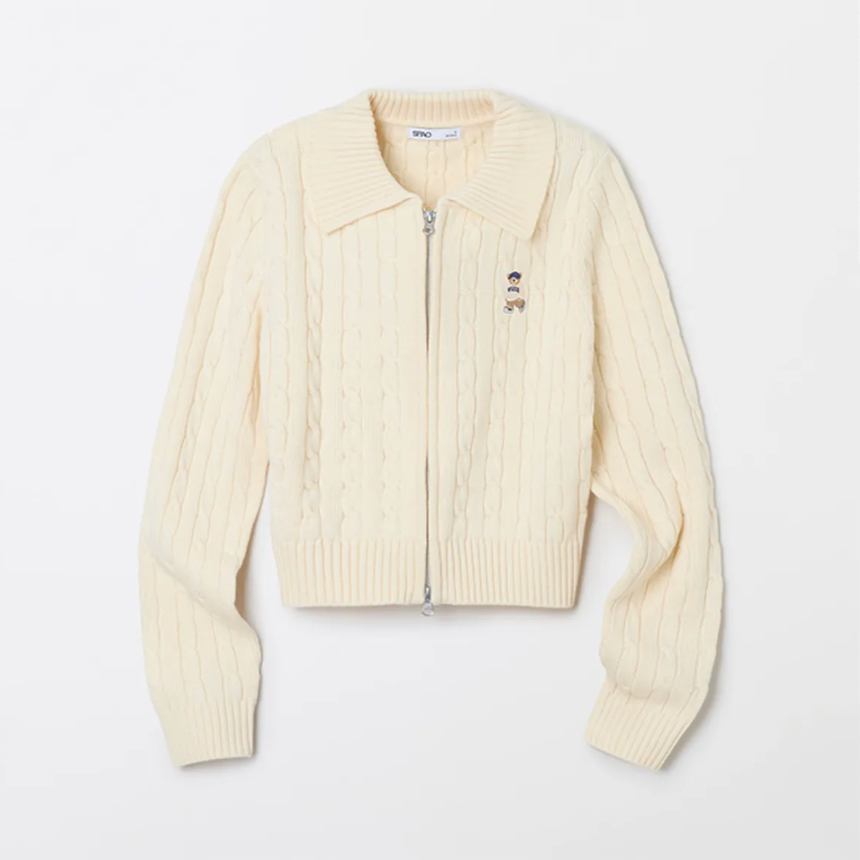 韓國 SPAO Collar Neck Zip-Up Cardigan【SP202】