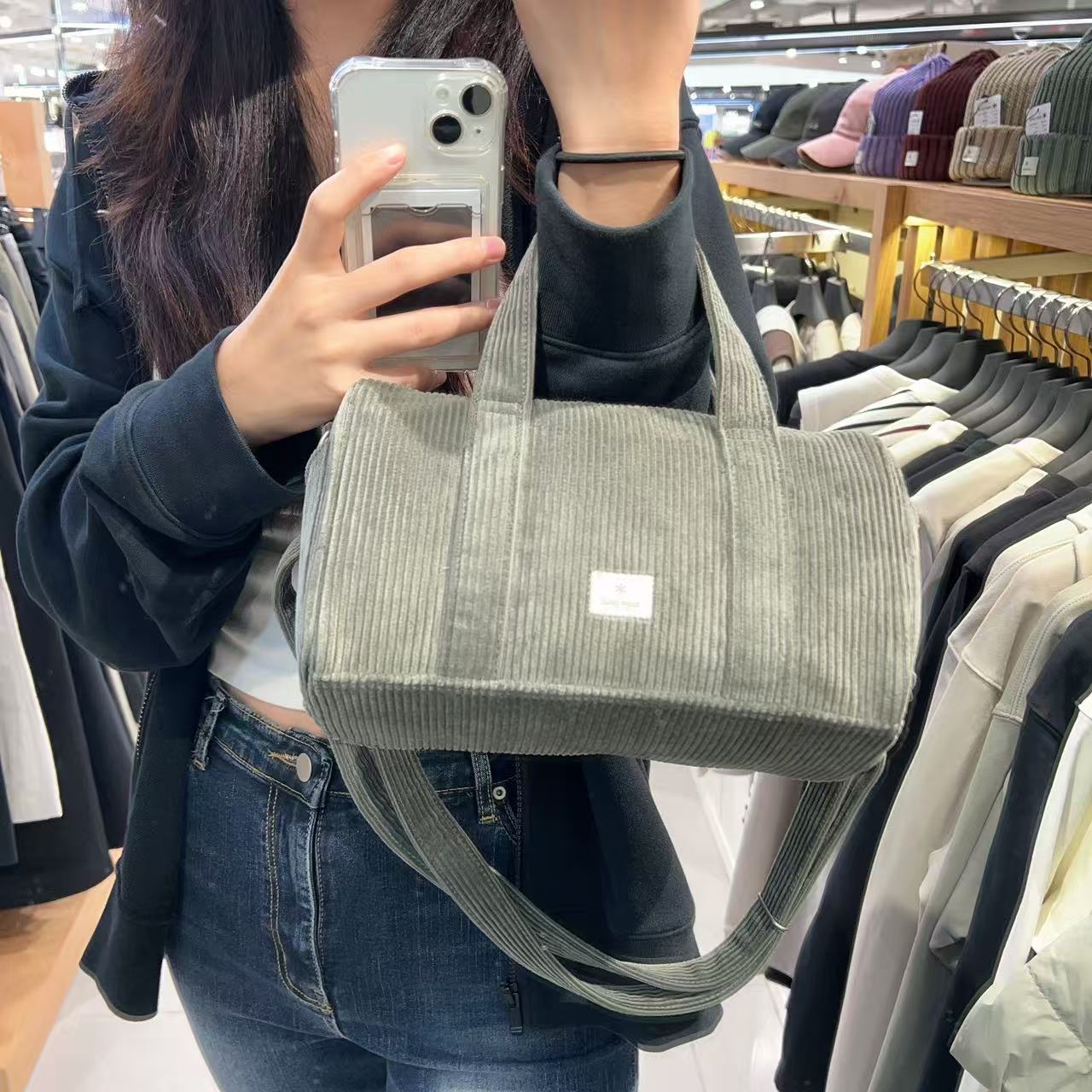 韓國 Snowpeak Corduroy Bowling Bag【SN005】