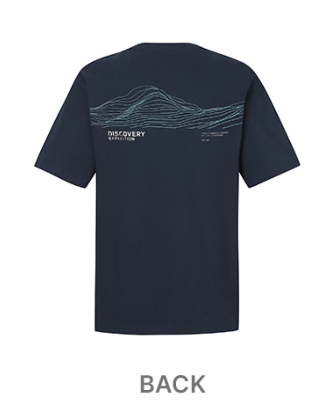 韓國 Discovery Fresh Event Line Graphic Short Sleeve T-Shirt【DY039】
