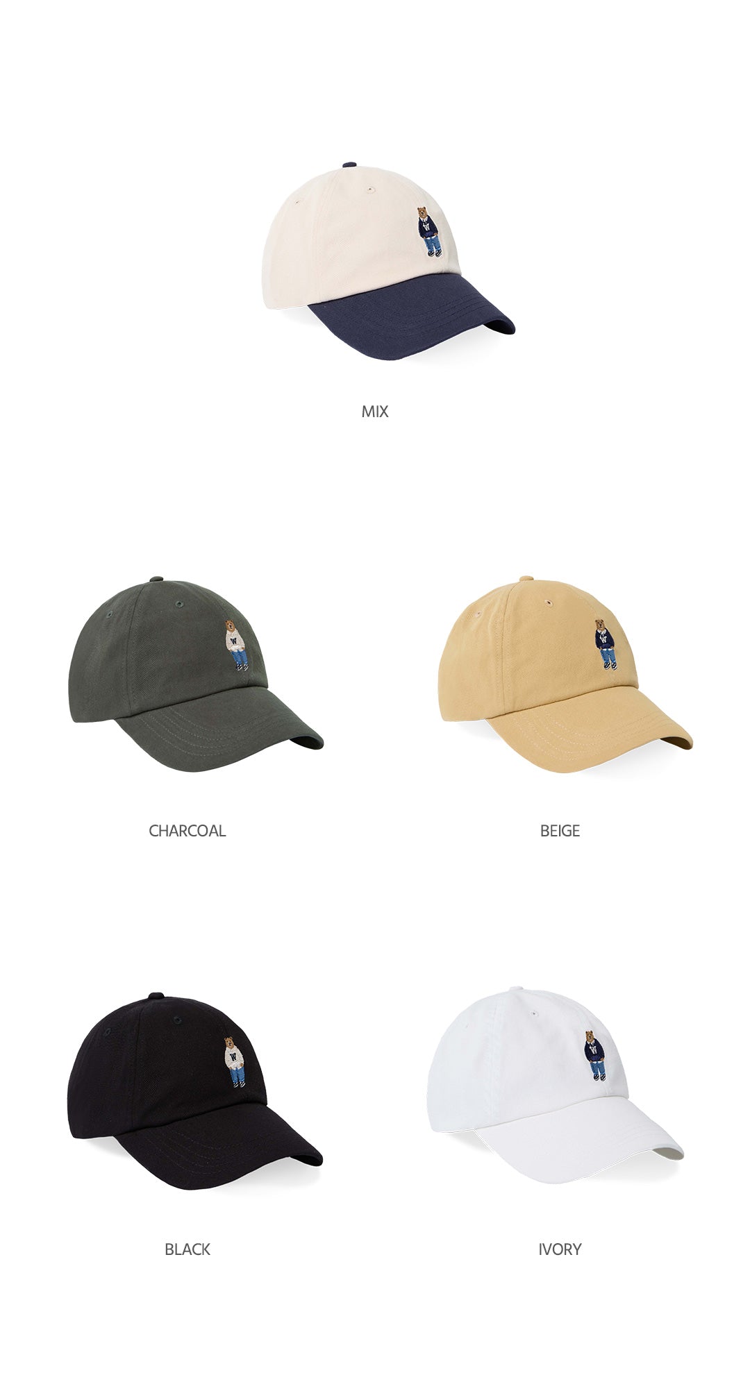 韓國 Who.A.U Steve Ball Cap【WA205】