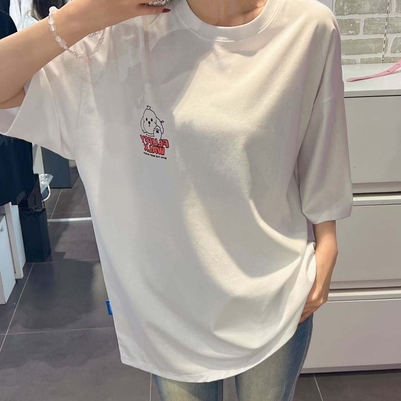 韓國 Another Fluffy Walk T-Shirt【AN033】