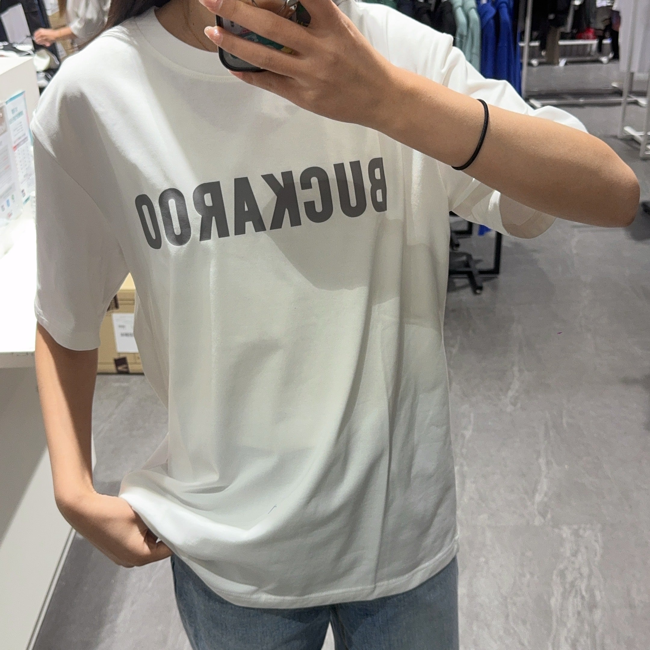 韓國 Buckaroo Standard Fit Buckaroo Logo T-Shirt【BO003】