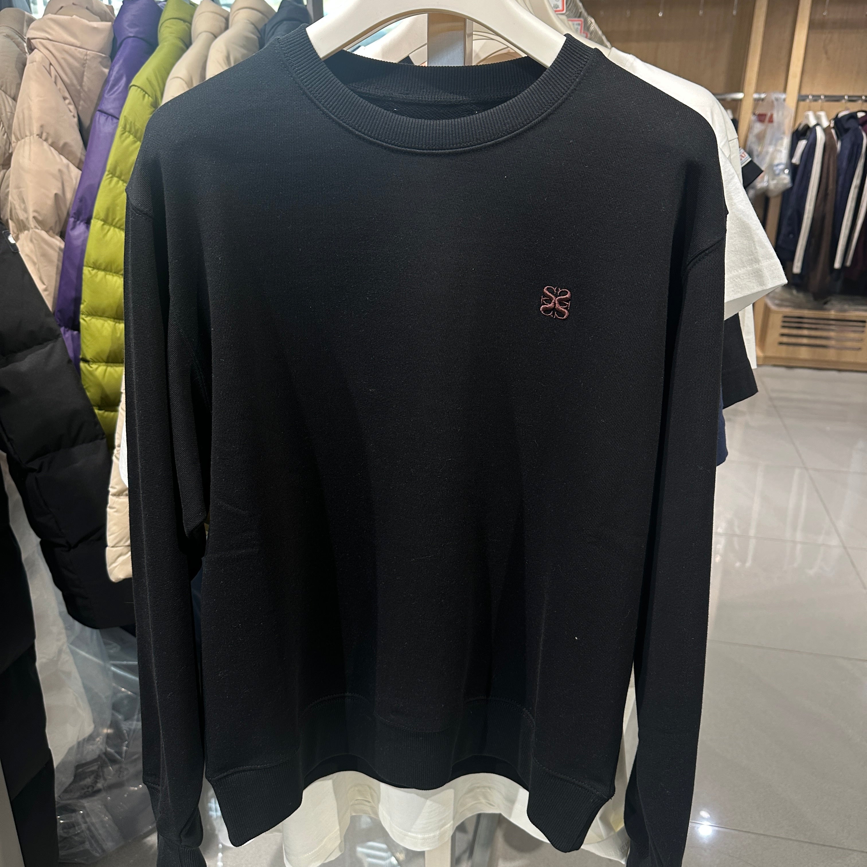 韓國 Satur (W) Classic Logo Basic Sweatshirt【SR012】