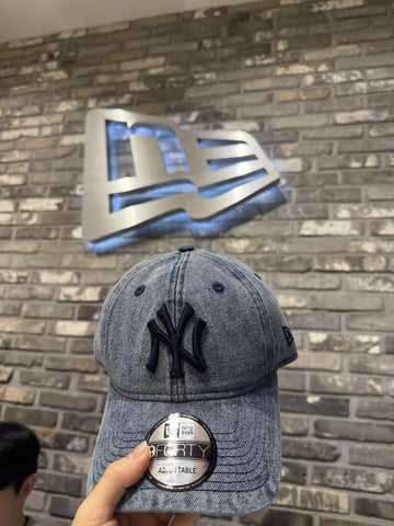 韓國 New Era New York Yankees Denim Series Untruck Ball Cap【NE102】