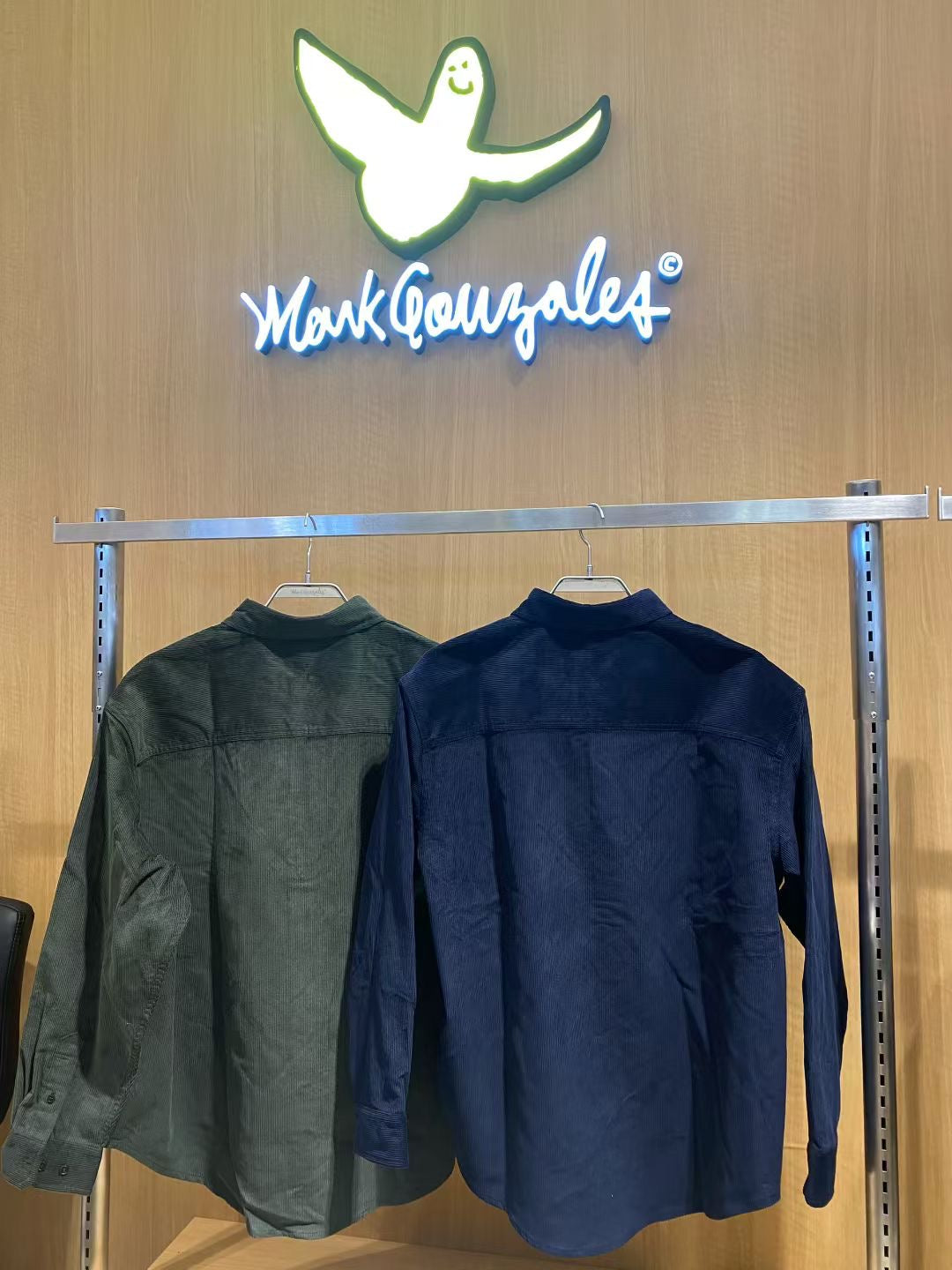 韓國 Mark Gonzales Angel Corduroy Shirt【MG167】