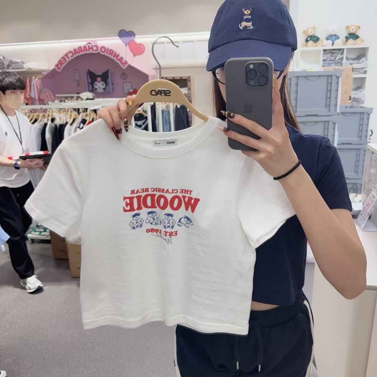 韓國 SPAO Crop Short Sleeve T-shirt【SP082】