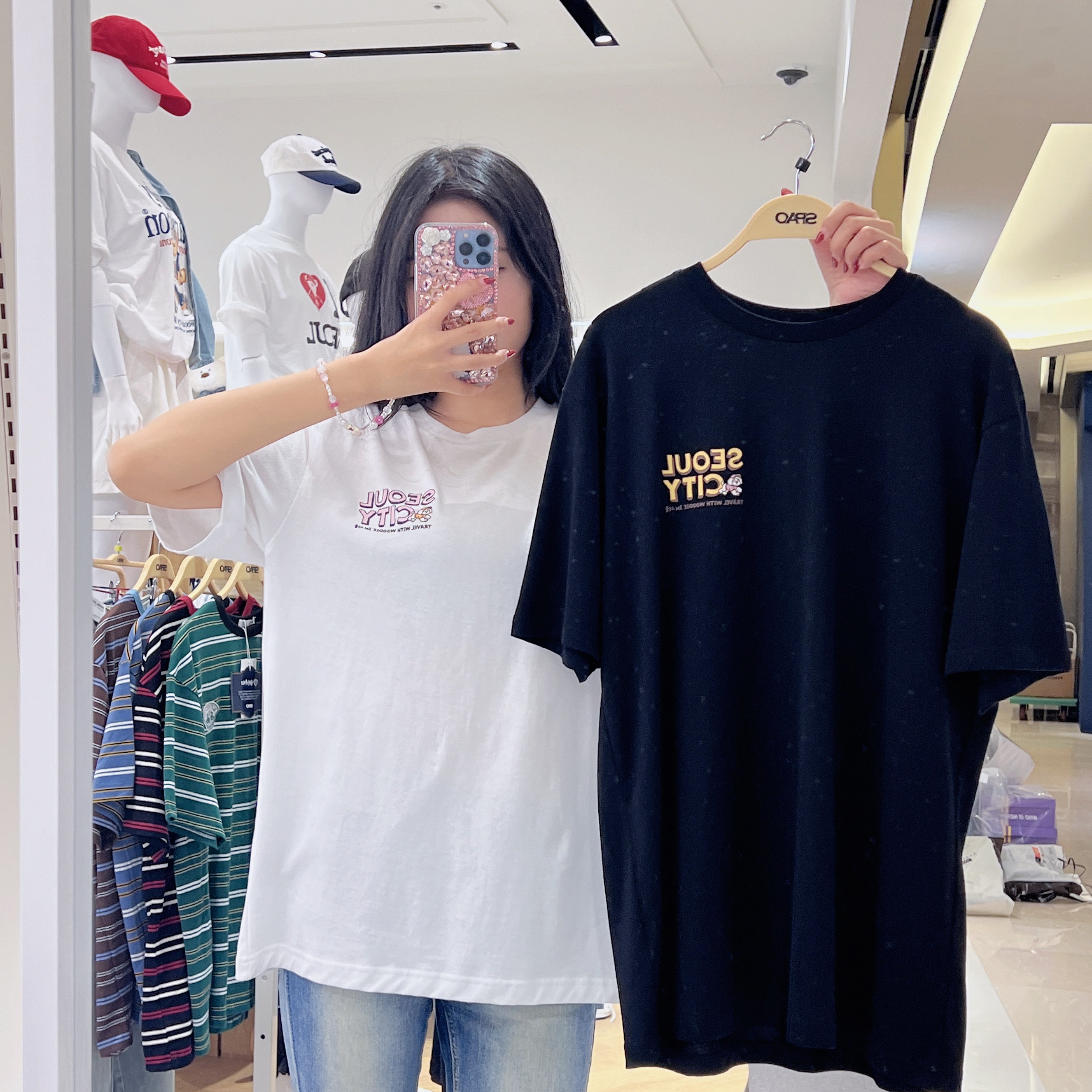 韓國 SPAO Seoul Tour Short Sleeve T-shirt【SP190】