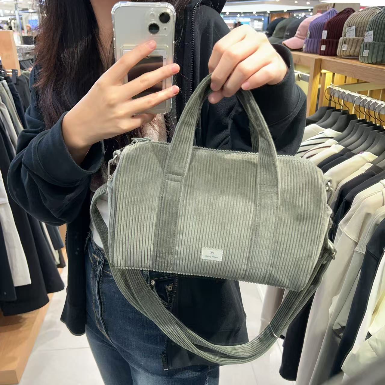 韓國 Snowpeak Corduroy Bowling Bag【SN005】