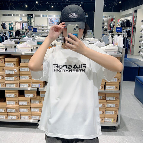 韓國 FILA Big Logo Short Sleeve T-shirt【FA299】