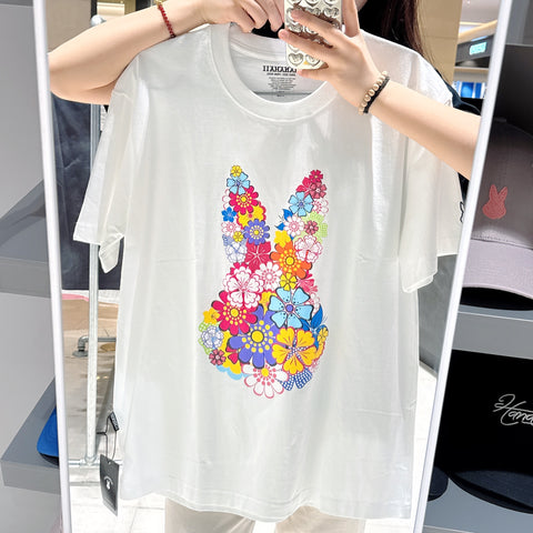 韓國 HANAHAII 花型純棉 T-Shirt【HA038】 - STT Mall HK 靚太網購