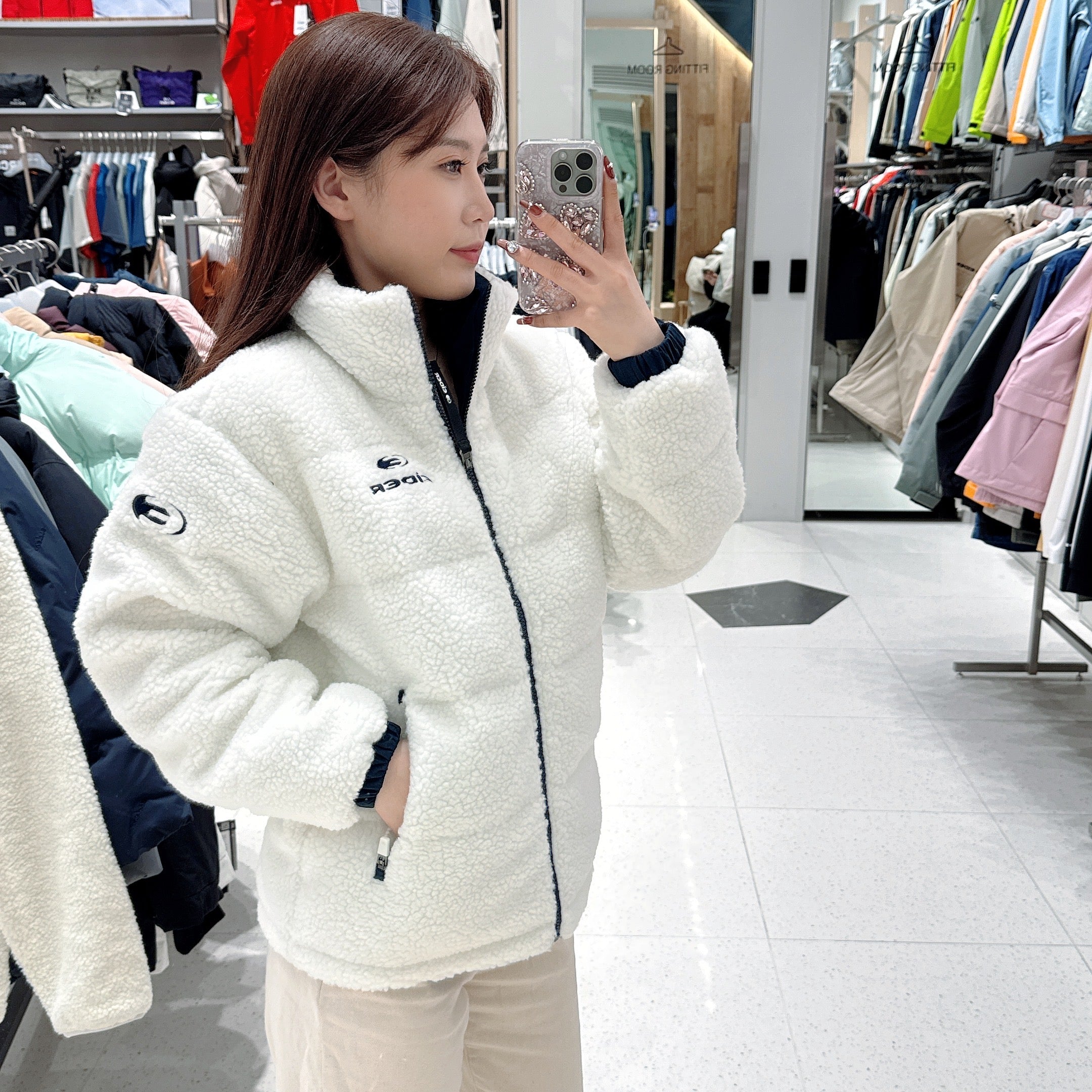 【現貨】韓國 Eider UNI Reversible Fleece Down Jacket【ER018】 - STT Mall HK 靚太網購