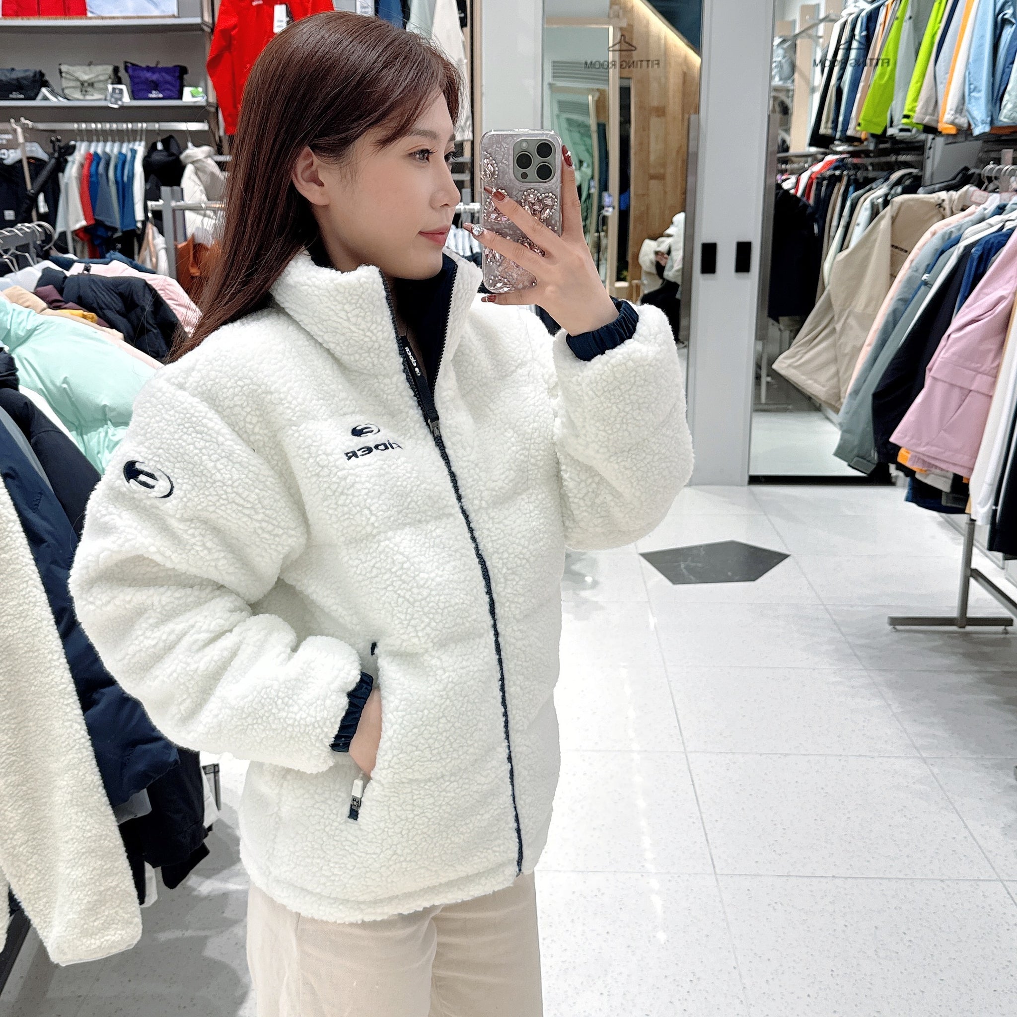 【現貨】韓國 Eider UNI Reversible Fleece Down Jacket【ER018】 - STT Mall HK 靚太網購