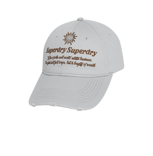 韓國 Superdry Vintage Embroidered Ball Cap【SU093】