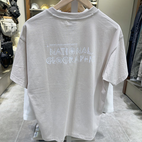 韓國 National Geographic Regen Constellation Graphic Semi-Overfit Short Sleeve T-Shirt【NG483】