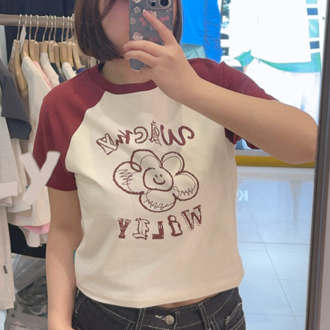 韓國 Wacky Willy Short cartoon graffiti T-shirt【WW219】