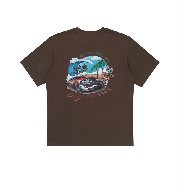 韓國 Superdry Beach Car T-Shirt【SU119】
