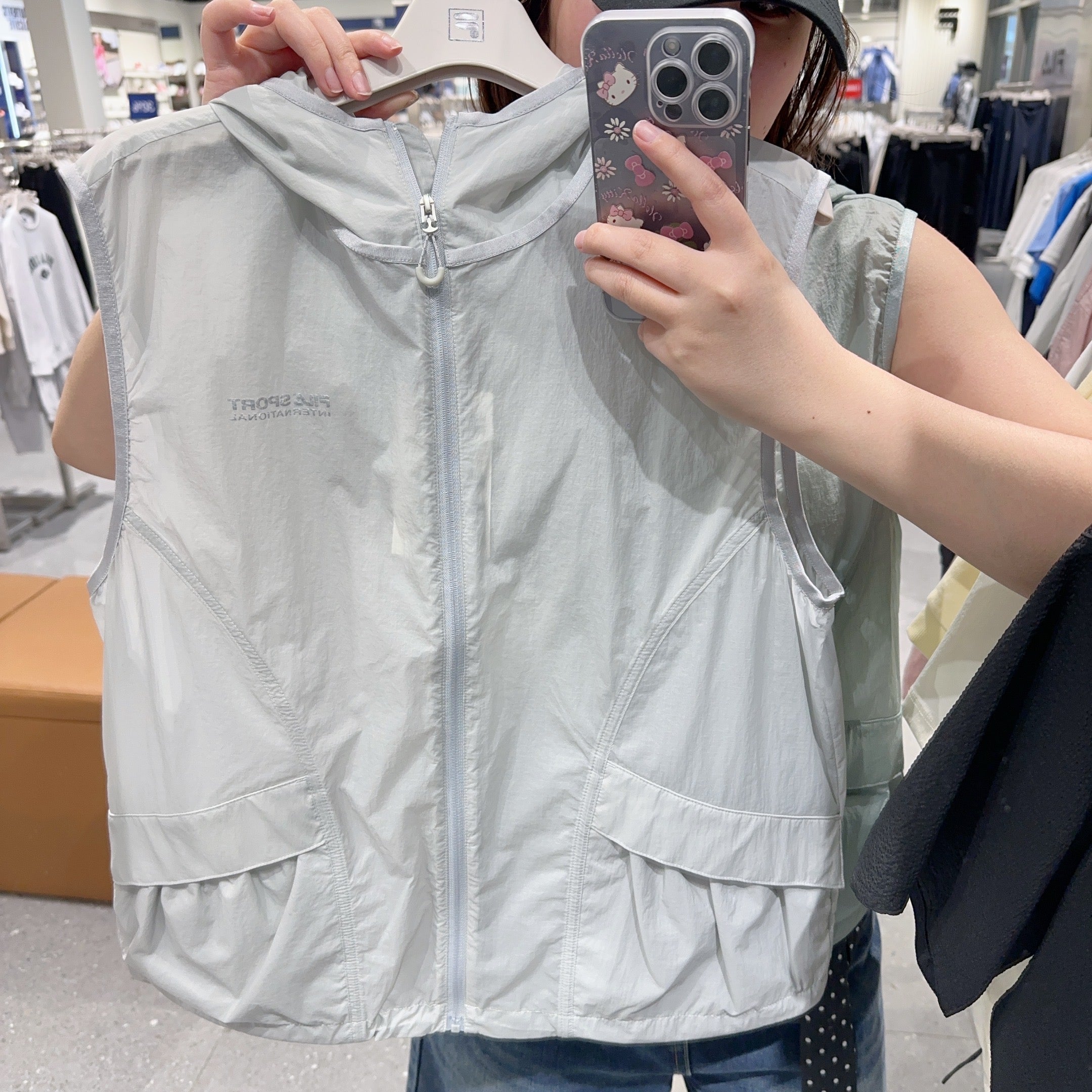 韓國 FILA Lightweight Ripstop Hooded Vest【FA321】