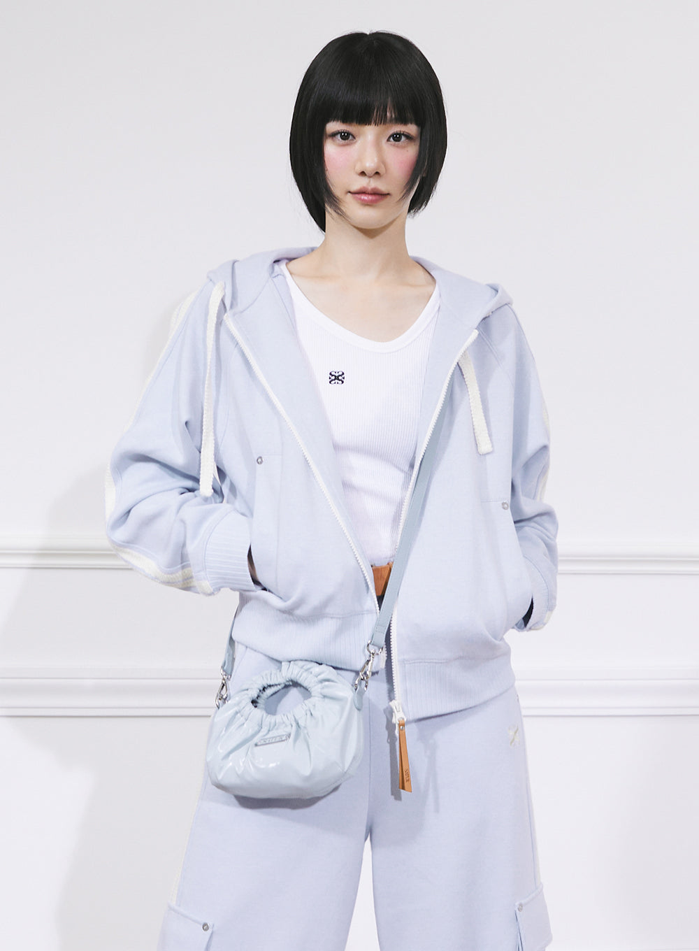 韓國 Satur (W) Lawton Loose Fit Hood Zip-up【SR016】