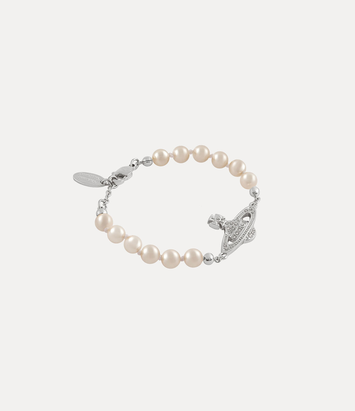 Vivienne Westwood Mini Bas Relief Pearl Bracelet【SE097】