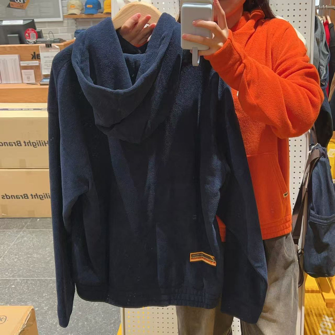 韓國 Kodak Lettering Fleece Hoodie【KK017】