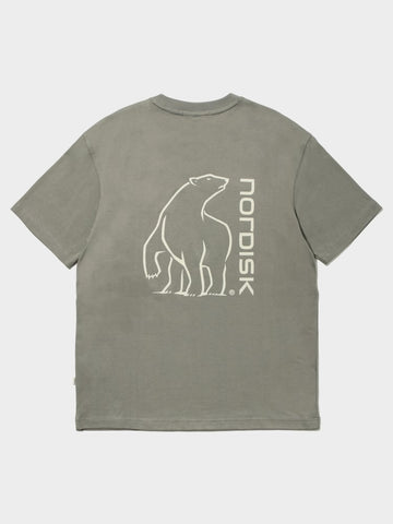 韓國 Nordisk Big Polar Bear Back Heavyweight Short Sleeve T-Shirt【NK005】 - Image